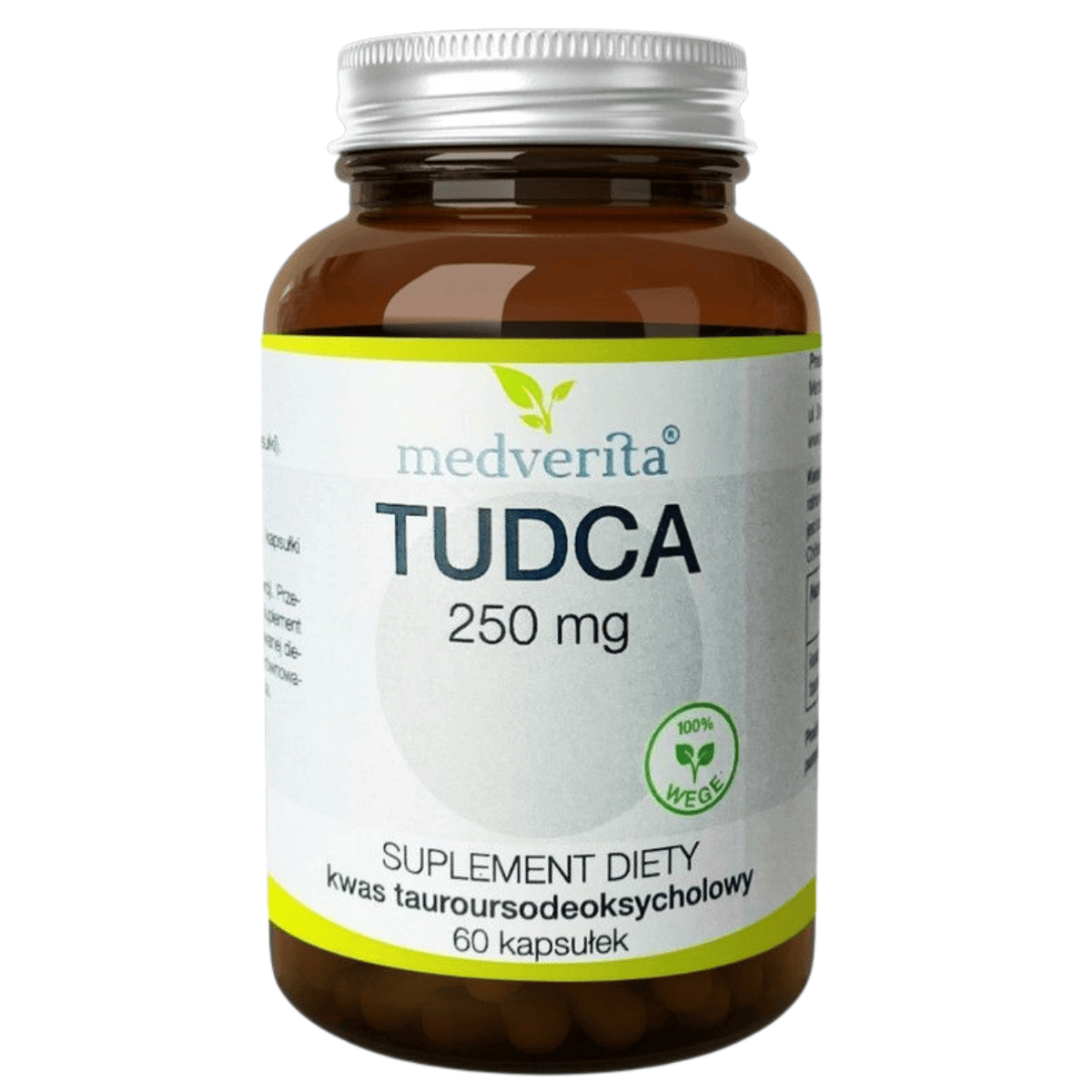 Medverita TUDCA (Tauroursodeoxycholic Acid) 250 mg - 60 Capsules