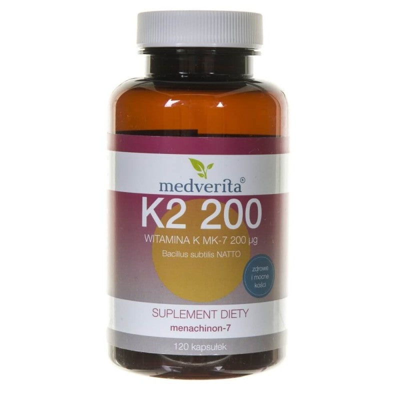 Medverita Vitamine K Vitamk7 ® (Menaquinone-7) 200 mcg - 120 Capsules