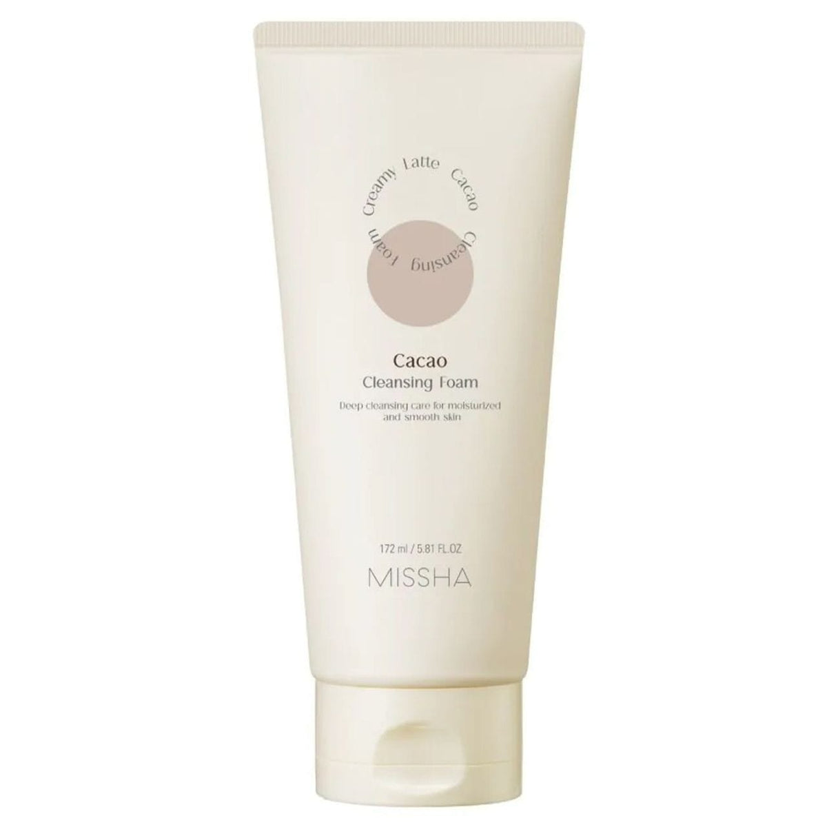 Missha Creamy Latte Cleansing Foam, Cacao - 172 ml