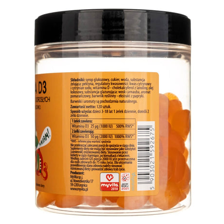 MyVita Vitamin D3 - 120 Gummies