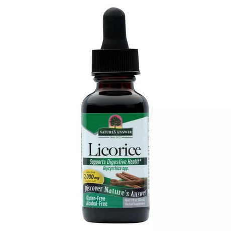 Nature's Answer Licorice, Fluid Extract, Alcohol-Free 2000 mg - 60 ml