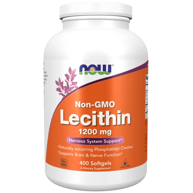 Now Foods Non-GMO Lecithin 1200 mg - 400 Softgels