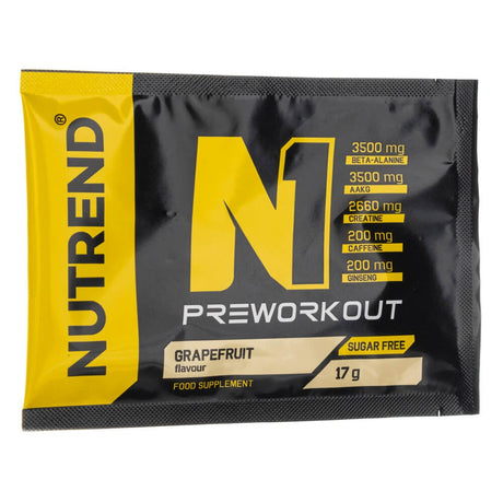 Nutrend N1 Preworkout, Grapefruit - 17 g