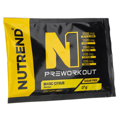 Nutrend N1 Preworkout, Lemon - 17 g