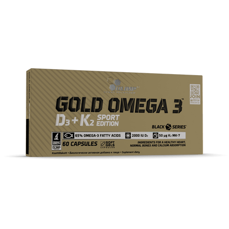 Olimp Gold Omega 3 D3+K2 Sport Edition - 60 Capsules