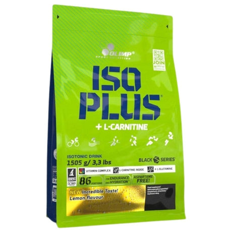 Olimp Iso Plus Isotonic with L- Carnitine Powder, Lemon - 1505 g