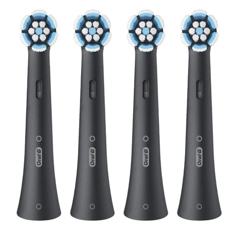 Oral-B Heads iO Gentle Care Electric Toothbrush Heads, Black - 4 Pieces