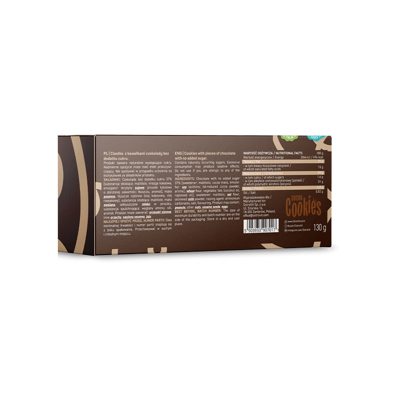 OstroVit Cookies with Chocolate Pieces - 130 g