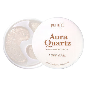 Petitfee Aura Quartz Hydrogel Eye Mask Pure Opal - 60 pieces