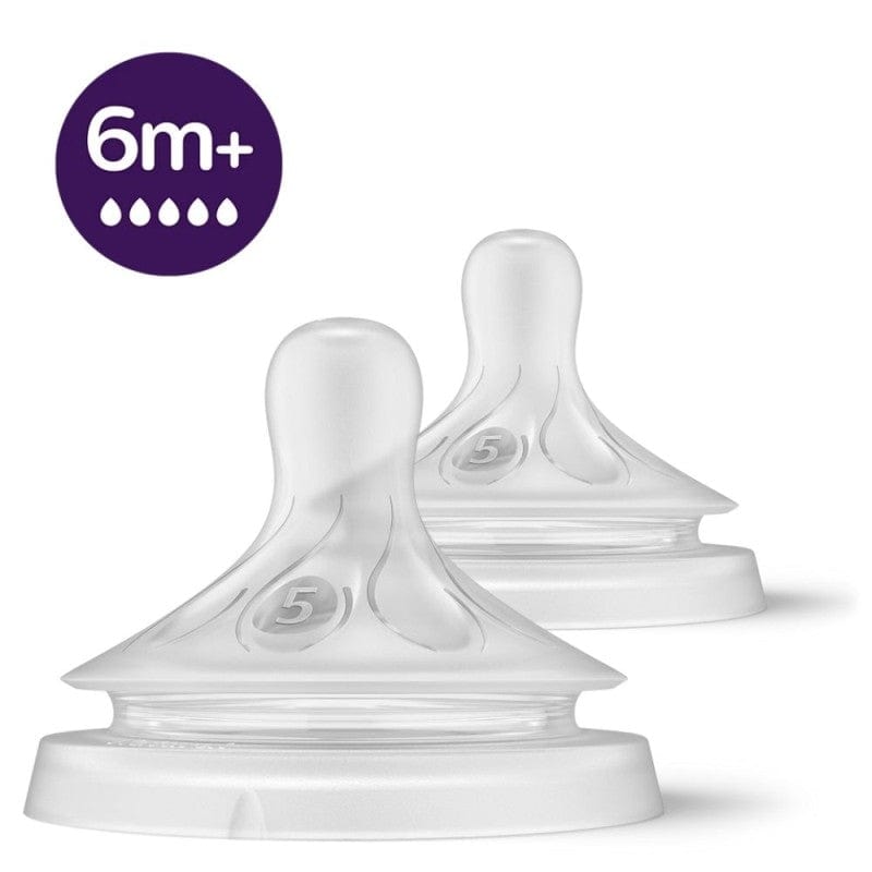 Philips Avent Responsive Natural Soother with Extra-Fast Flow - 2 Pieces