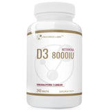 Progress Labs Vitamin D3 8000IU - 240 Tablets