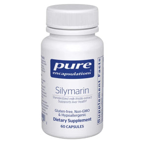 Pure Encapsulations Silymarin, Milk Thistle Extract 250 mg - 60 Capsules