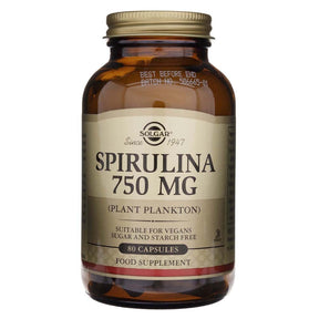 Solgar Spirulina 750 mg - 80 Veg Capsules