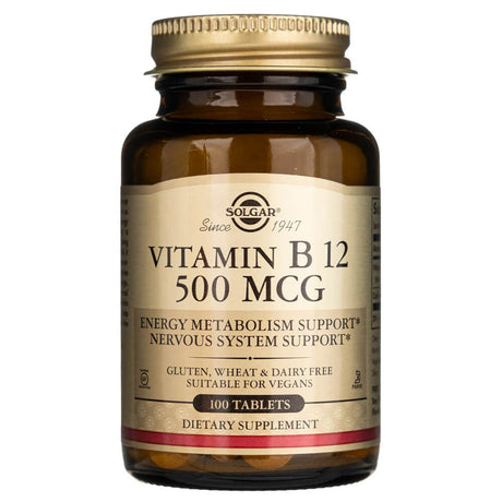 Solgar Vitamin B12 500 mcg - 100 Tablets