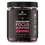 Solve Labs Mushroom Focus Lion's Mane, Raspberry - 60 Gummies