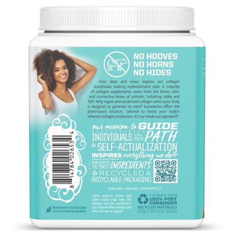 Sunwarrior Collagen Building Protein Peptides, Chocolate Fudge - 500 g