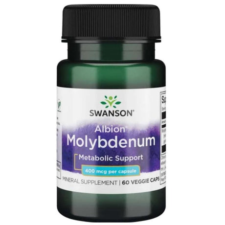 Swanson Molybdenum 400 mcg - 60 Capsules