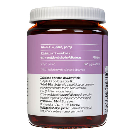 Vitaler's Folic Acid (Vitamin B9) 800 mcg - 60 Capsules