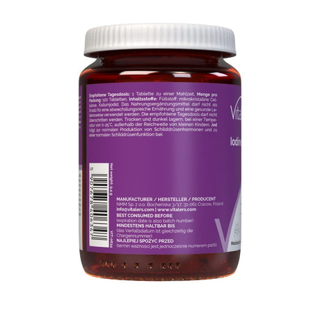 Vitaler's Iodine 200 mcg - 120 Tablets