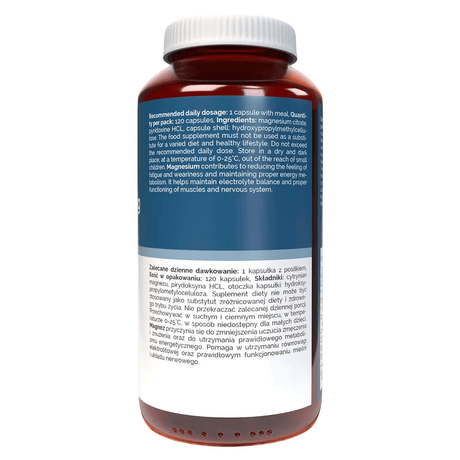Vitaler's Magnesium 125 mg + Vitamin B6 6 mg - 120 Capsules