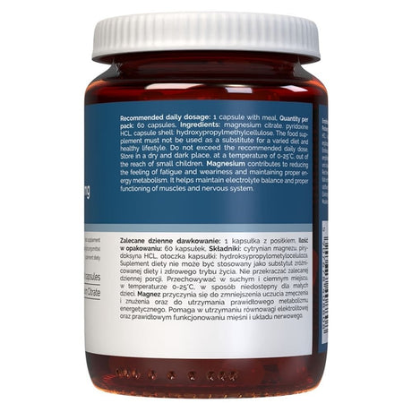 Vitaler's Magnesium 125 mg + Vitamin B6 6 mg - 60 Capsules