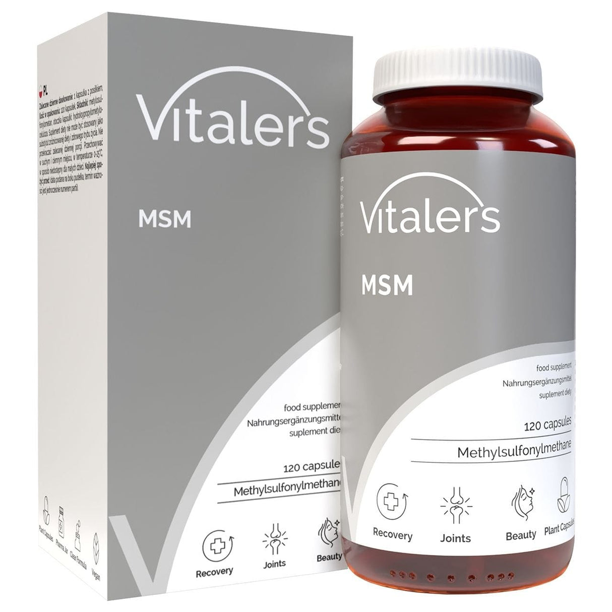 Vitaler's MSM 700 mg - 120 Capsules