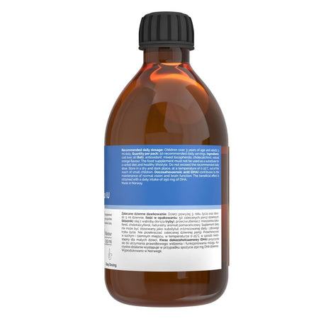 Vitaler's Norwegian Cod Liver Oil Omega-3 D3, Orange - 250 ml