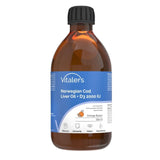Vitaler's Omega-3 Norwegian Cod Liver Oil 1250 mg + D3 2000 IU, Orange - 250 ml