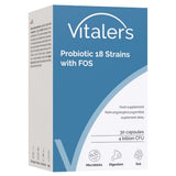 Vitaler's Probiotic 18 Strains with FOS - 30 Capsules