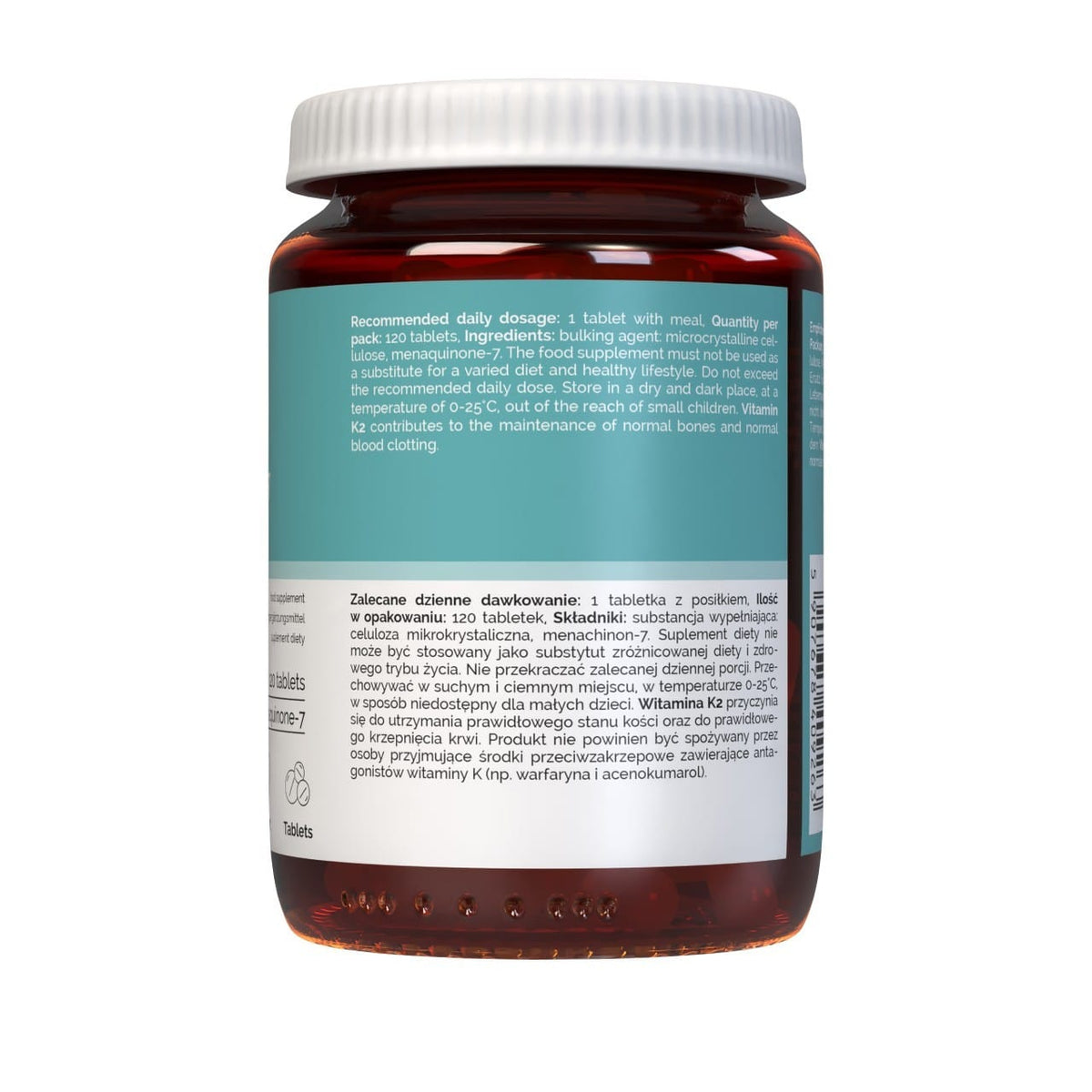 Vitaler's Vitamin K2 MK-7 FORTE 200 mcg - 120 Tablets