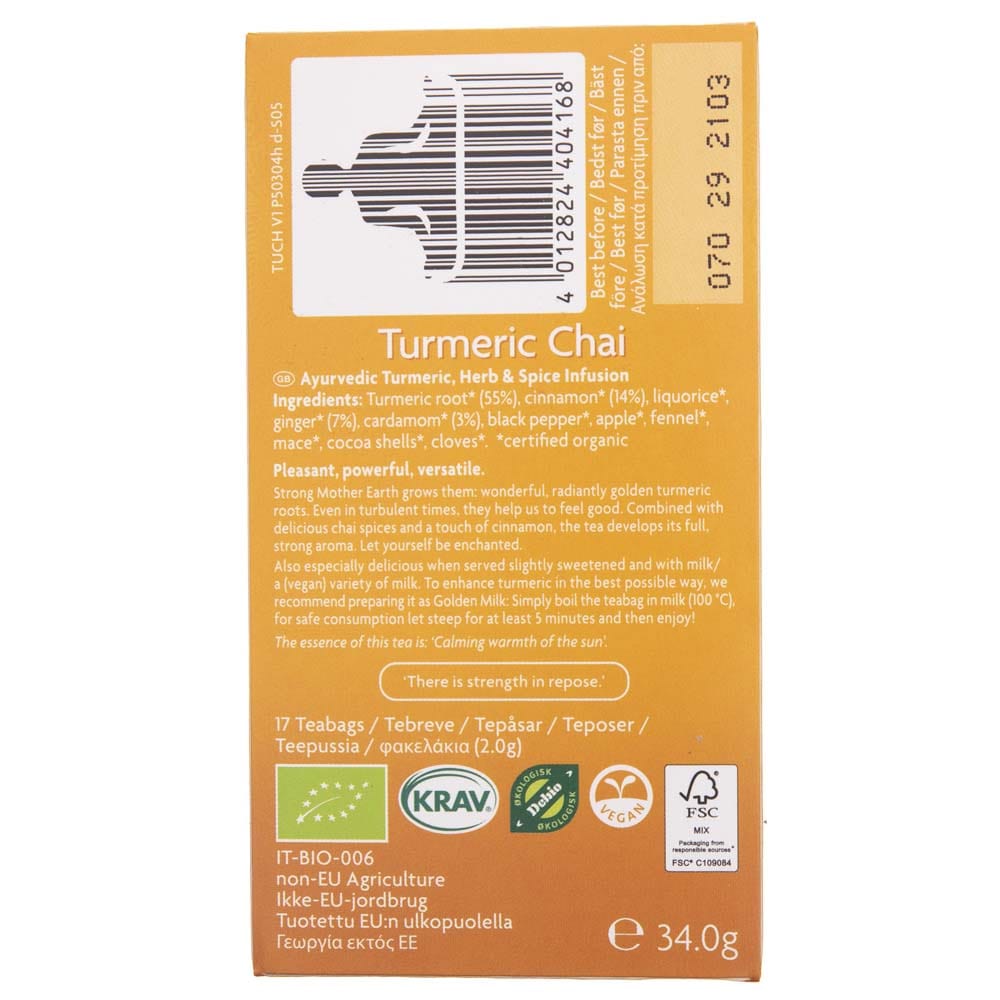 Yogi Tea Turmeric Chai - 17 sachets