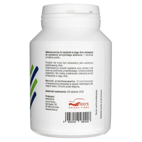 Aliness Biotin 2500 mcg QualiBiotin® - 120 Tablets