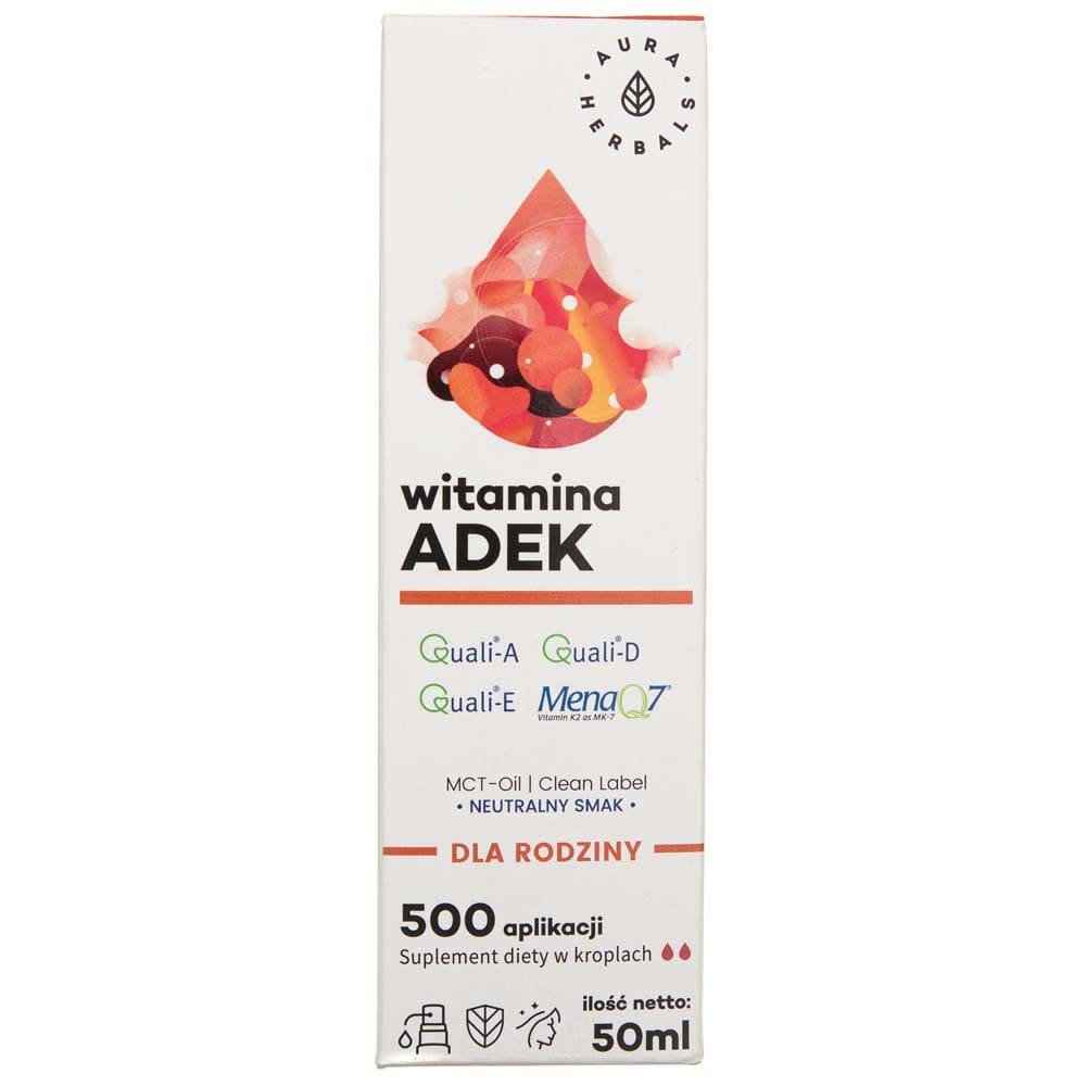 Aura Herbals Vitamin ADEK for the family, MCT, drops - 50 ml