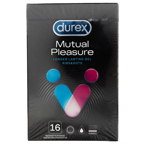 Durex Mutual Pleasure Condoms - 16 pcs.