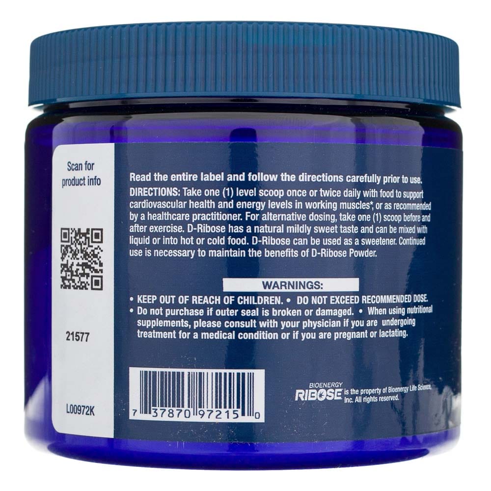 Life Extension D-Ribose Powder  - 150 g