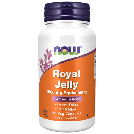 Now Foods Royal Jelly 1500 mg - 60 Veg Capsules