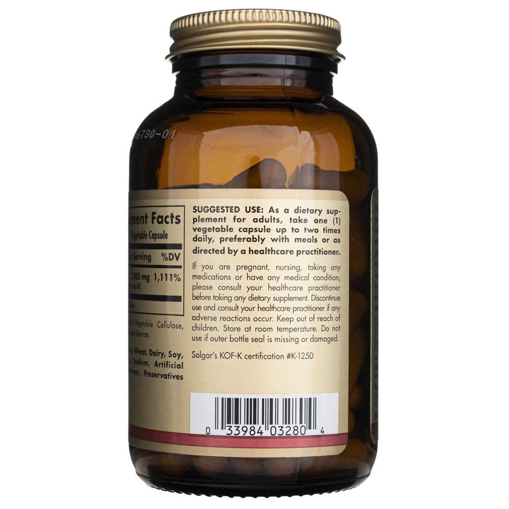 Solgar Vitamin C 1000 mg - 100 Veg Capsules