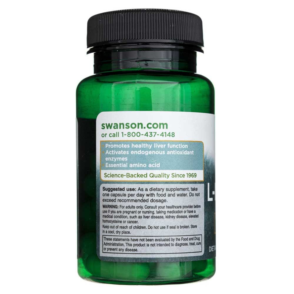 Swanson L-Methionine 500 mg - 30 Capsules