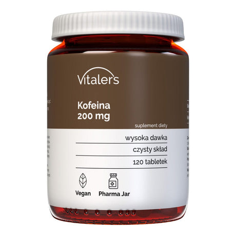 Vitaler's Caffeine 200 mg - 120 Tablets